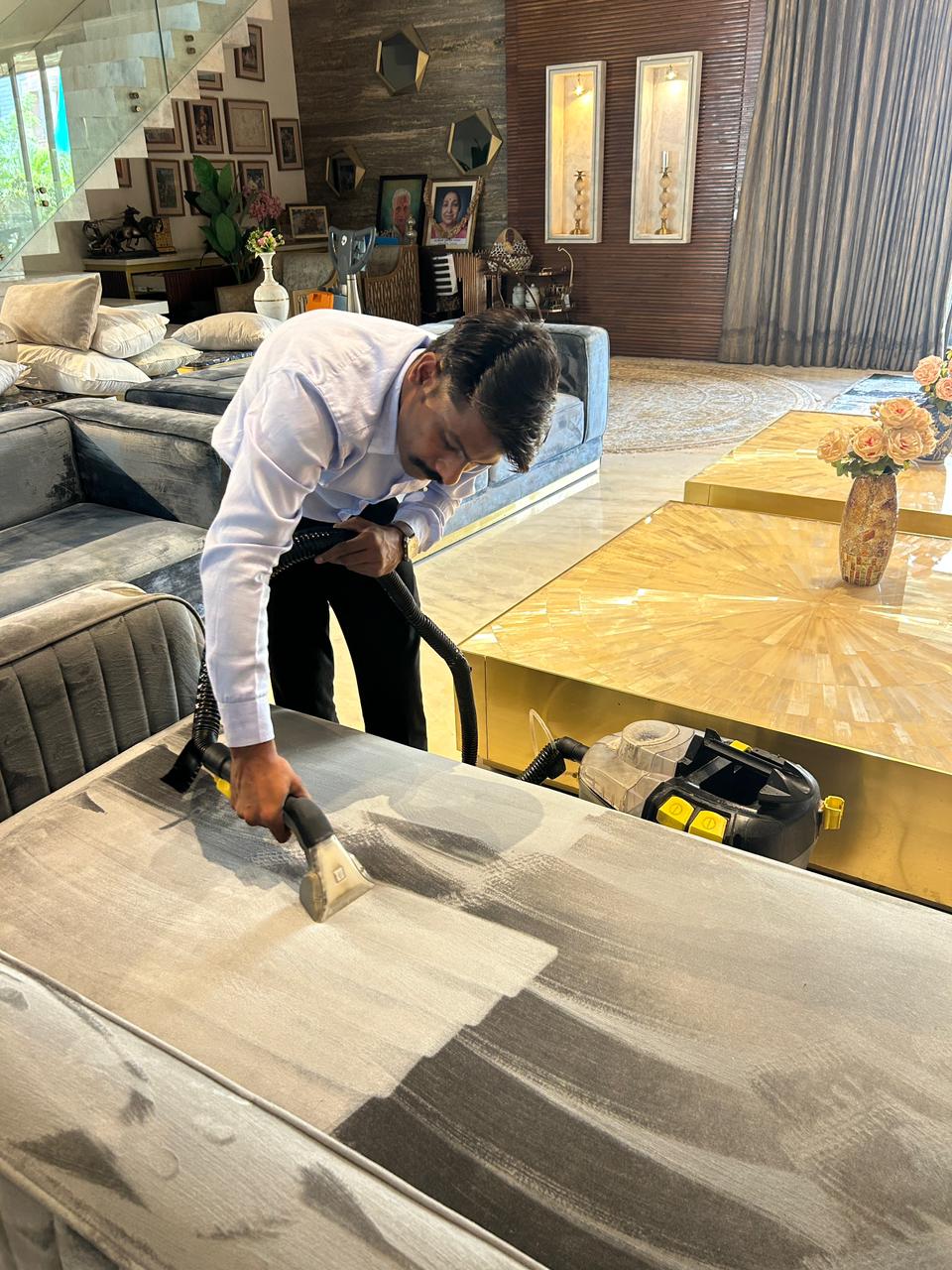 Suite upholstery cleaning